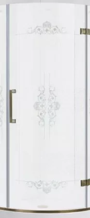Душевая дверь Cezares Magic Royal Palace 120х195 хром стекло с декором MAGIC-60/60-ROYAL PALACE-PP-Br-R - фото 1