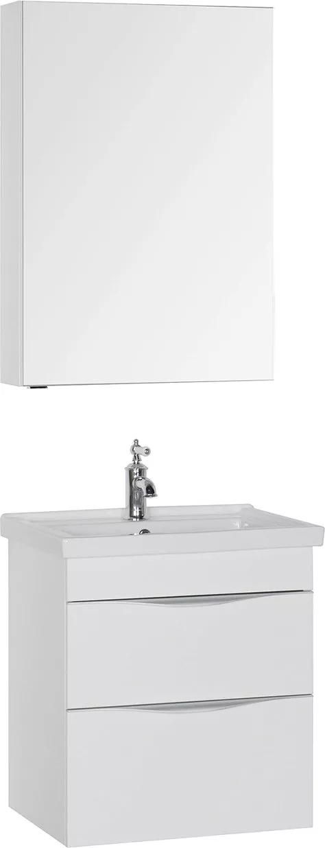 Мебель для ванной Aquanet Эвора 60 белая, размер 60, цвет белый - фото 1