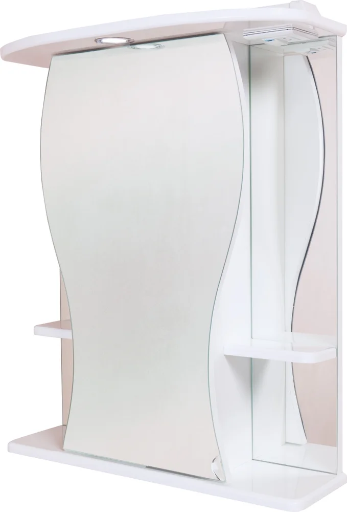 Зеркало-шкаф Onika Фигура 55 L с подсветкой, белый (205524) - фото 1