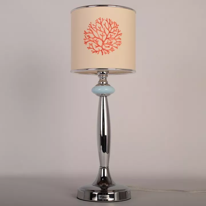 Настольная лампа декоративная Manne TL.7737-1BL TL.7737-1BL (коралл) настольная лампа 1л TL.7737-1BL (коралл) настольная лампа 1л - фото 1