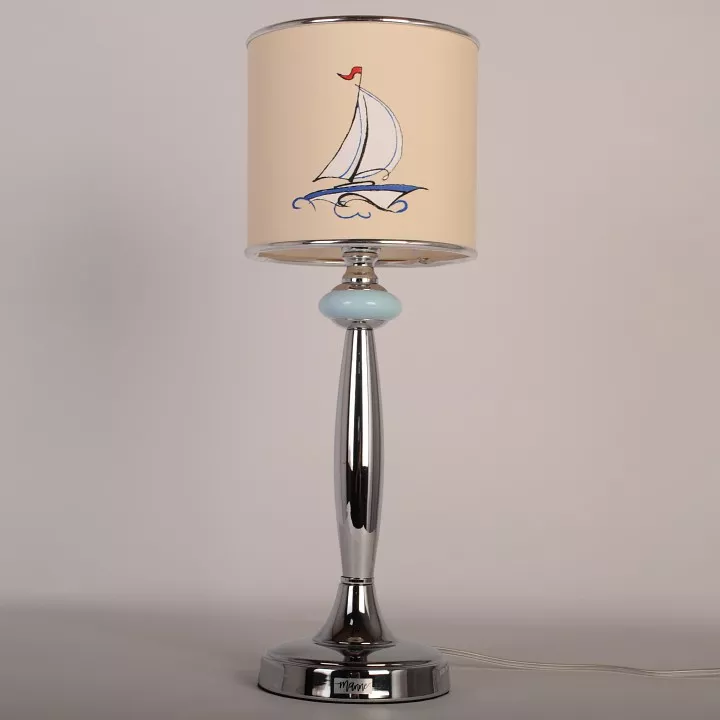 Настольная лампа декоративная Manne TL.7737-1BL TL.7737-1BL (корабль 1) настольная лампа 1л TL.7737-1BL (корабль 1) настольная лампа 1л - фото 1