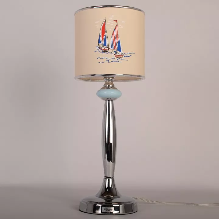 Настольная лампа декоративная Manne TL.7737-1BL TL.7737-1BL (корабли) настольная лампа 1л TL.7737-1BL (корабли) настольная лампа 1л - фото 1