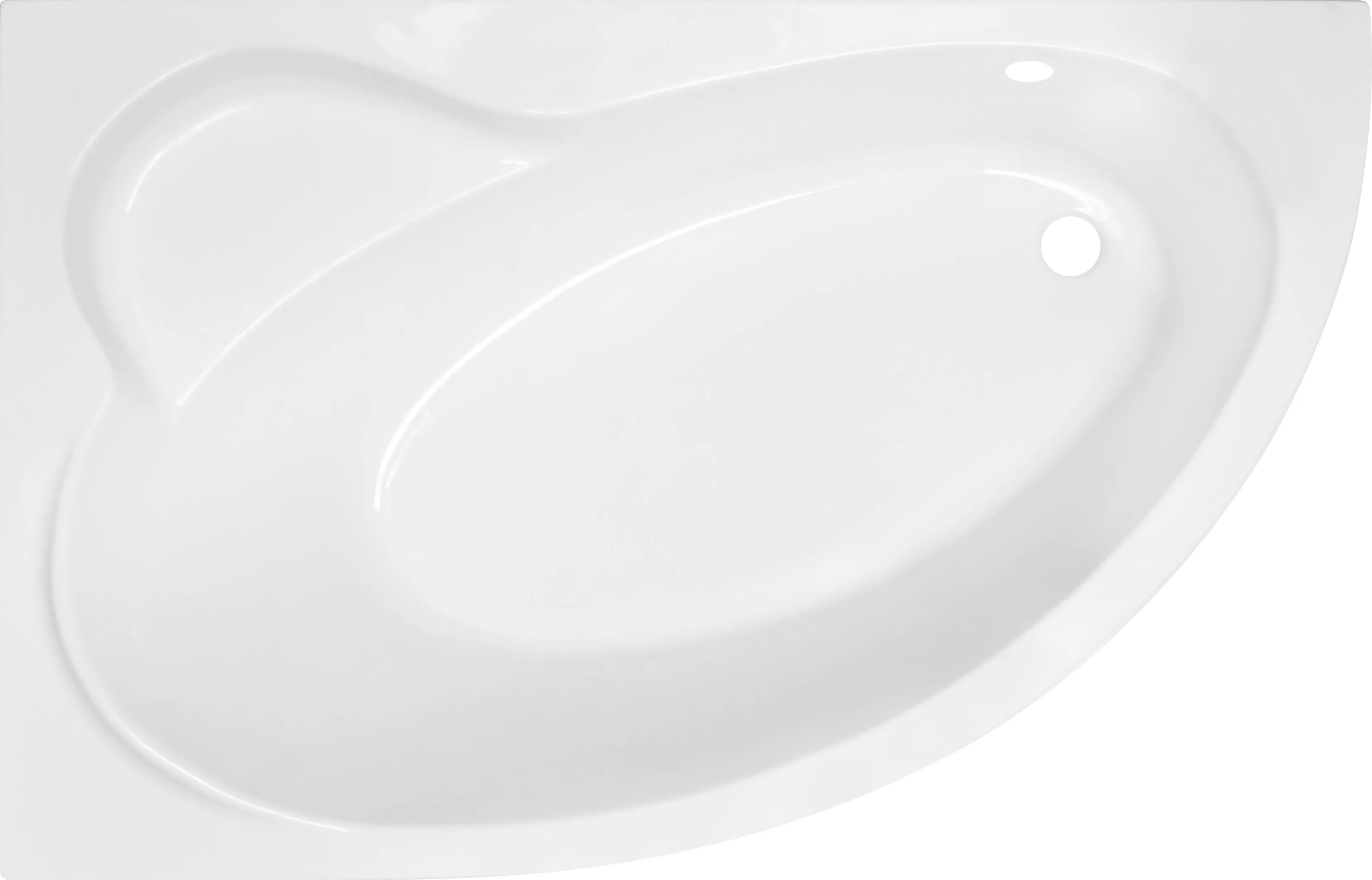 Акриловая ванна Royal bath Alpine 170x100 см (RB 819102 L), цвет белый RB819102L - фото 1