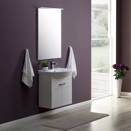 Мебель для ванной Aquanet Ирис 60 1 ящик, 2 фасада, размер 60.5, цвет белый 00198812 - фото 1