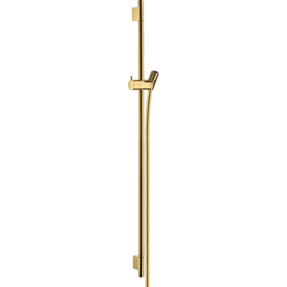 Душевая штанга Hansgrohe Unica S Puro 90 см со шлангом, полированное золото 28631990