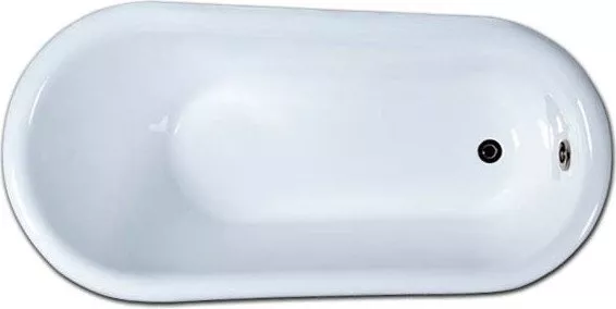 Акриловая ванна Gemy G9030 C фурнитура хром, цвет белый - фото 1