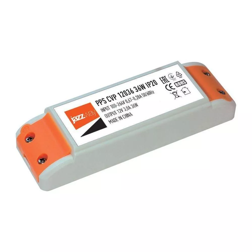 

Блок питания Jazzway BSPS 12V 36W IP20 3A 1016355