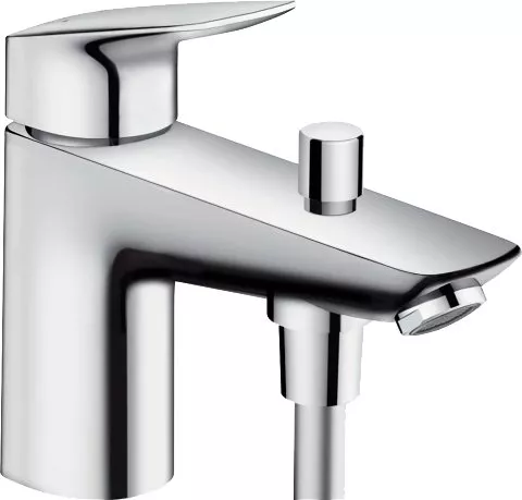 Смеситель для ванны Hansgrohe Logis хром (71312000), цвет серый - фото 1