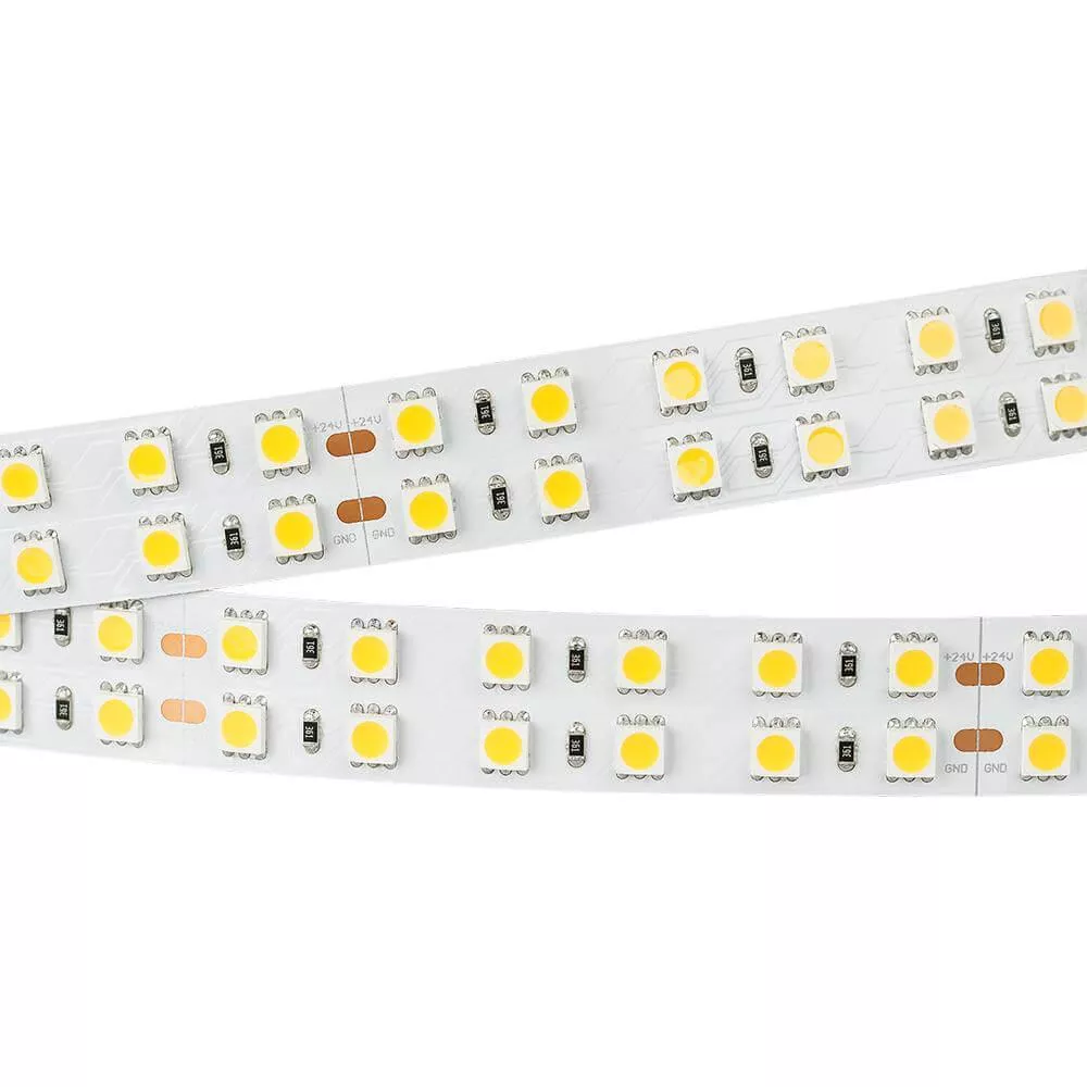 

Светодиодная лента Arlight 34,4W/m 144LED/m 5060SMD теплый белый 5M 012443