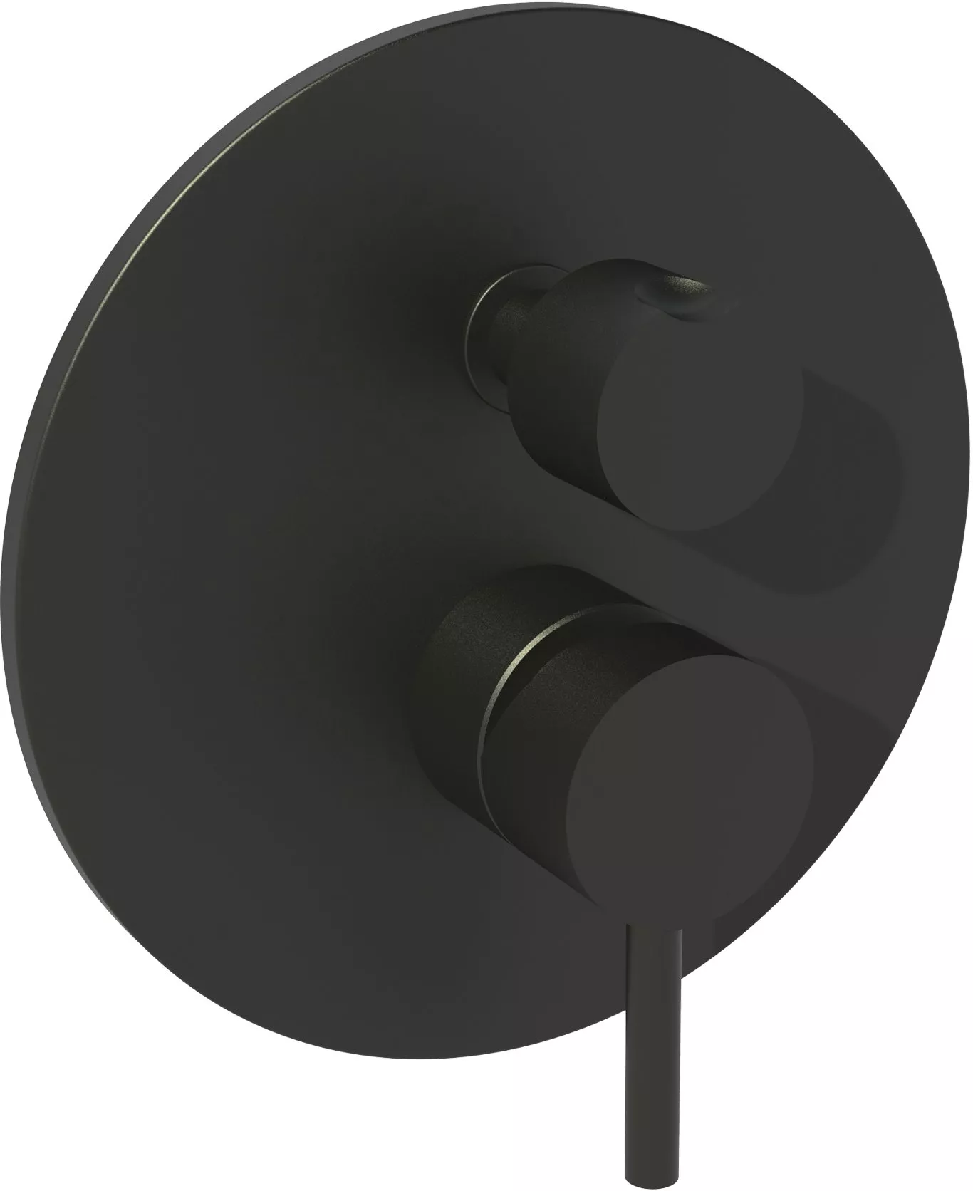 Смеситель Paffoni Light для ванны с душем LIG018NO, размер 20, цвет черный - фото 1