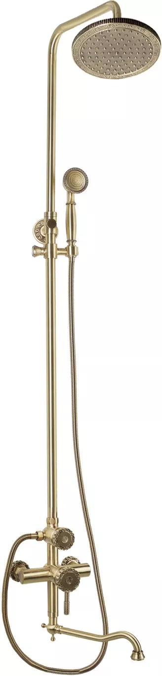 Душевая стойка Bronze de Luxe Windsor (10120DR), цвет бронза, размер 21 - фото 1