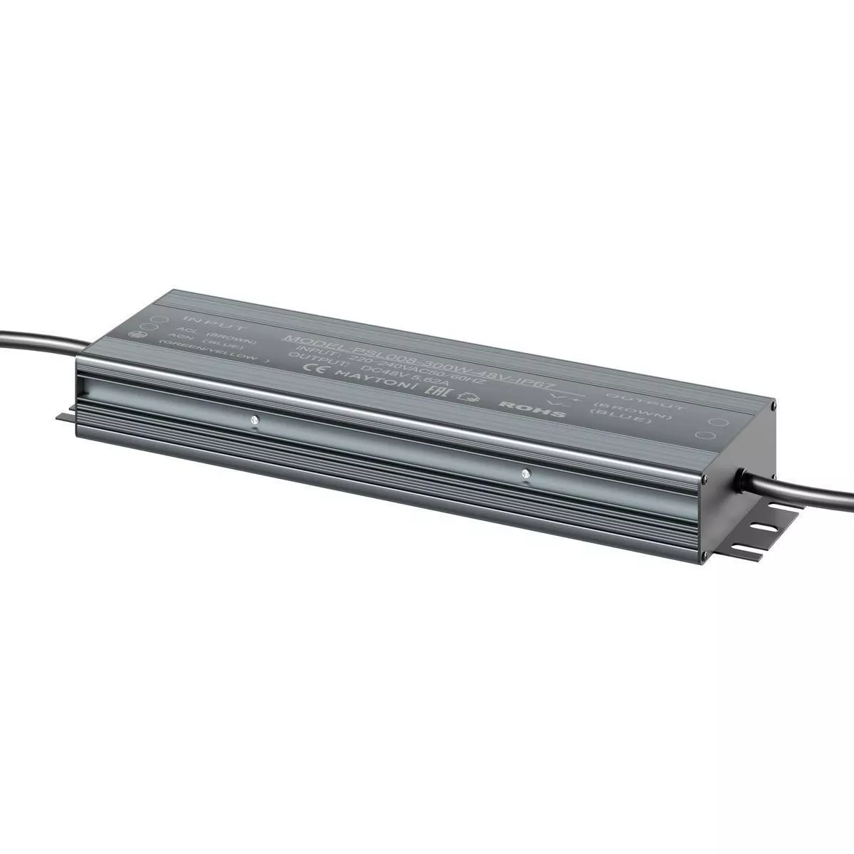 

Блок питания Maytoni Magnetic track system 48V 300W IP67 6,25A PSL008-300W-48V-IP67