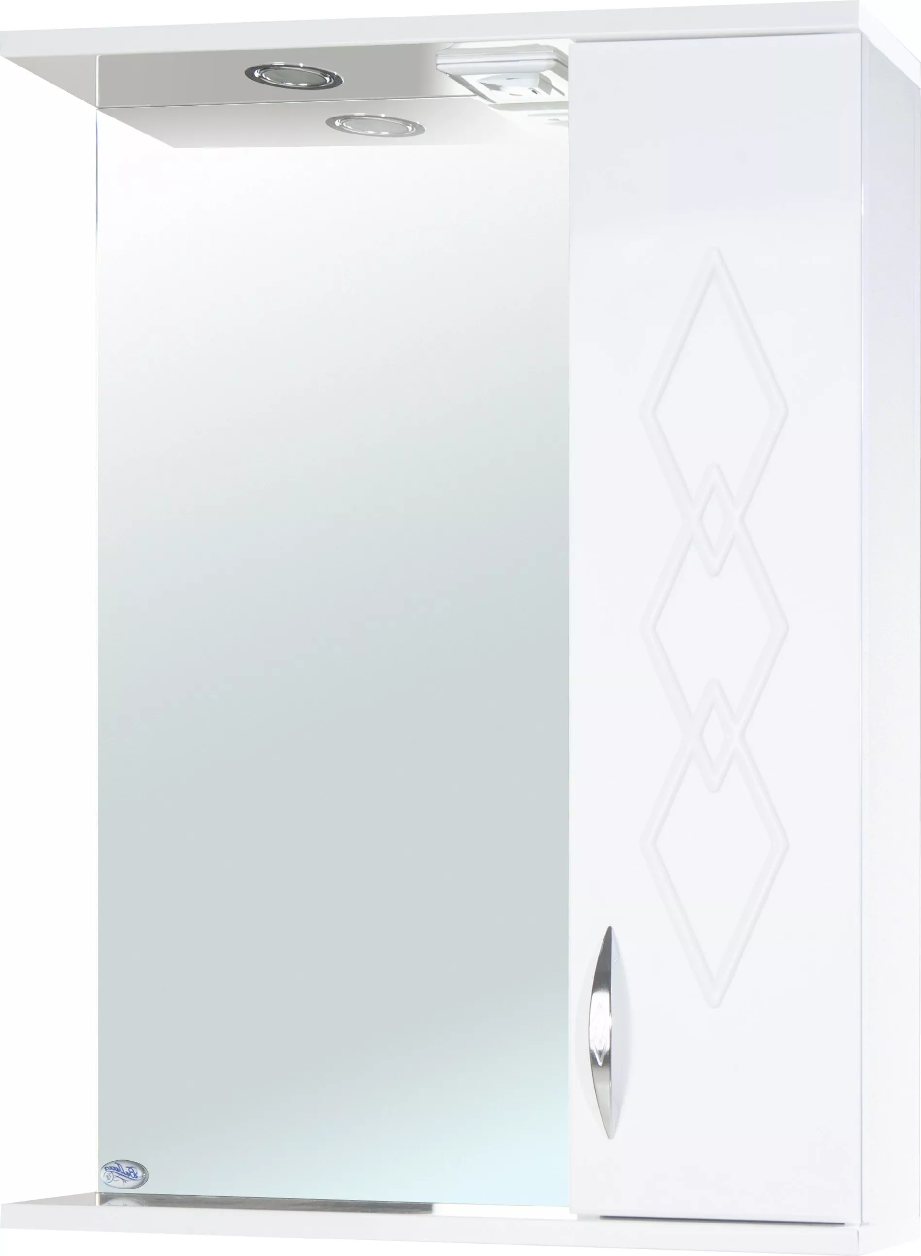 Зеркало-шкаф Bellezza Элеганс 60 R, размер 60, цвет белый 4618609521015 - фото 1