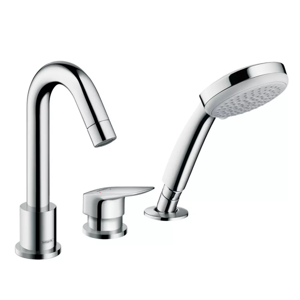 Смеситель для ванны Hansgrohe Logis хром (71313000), цвет серый - фото 1