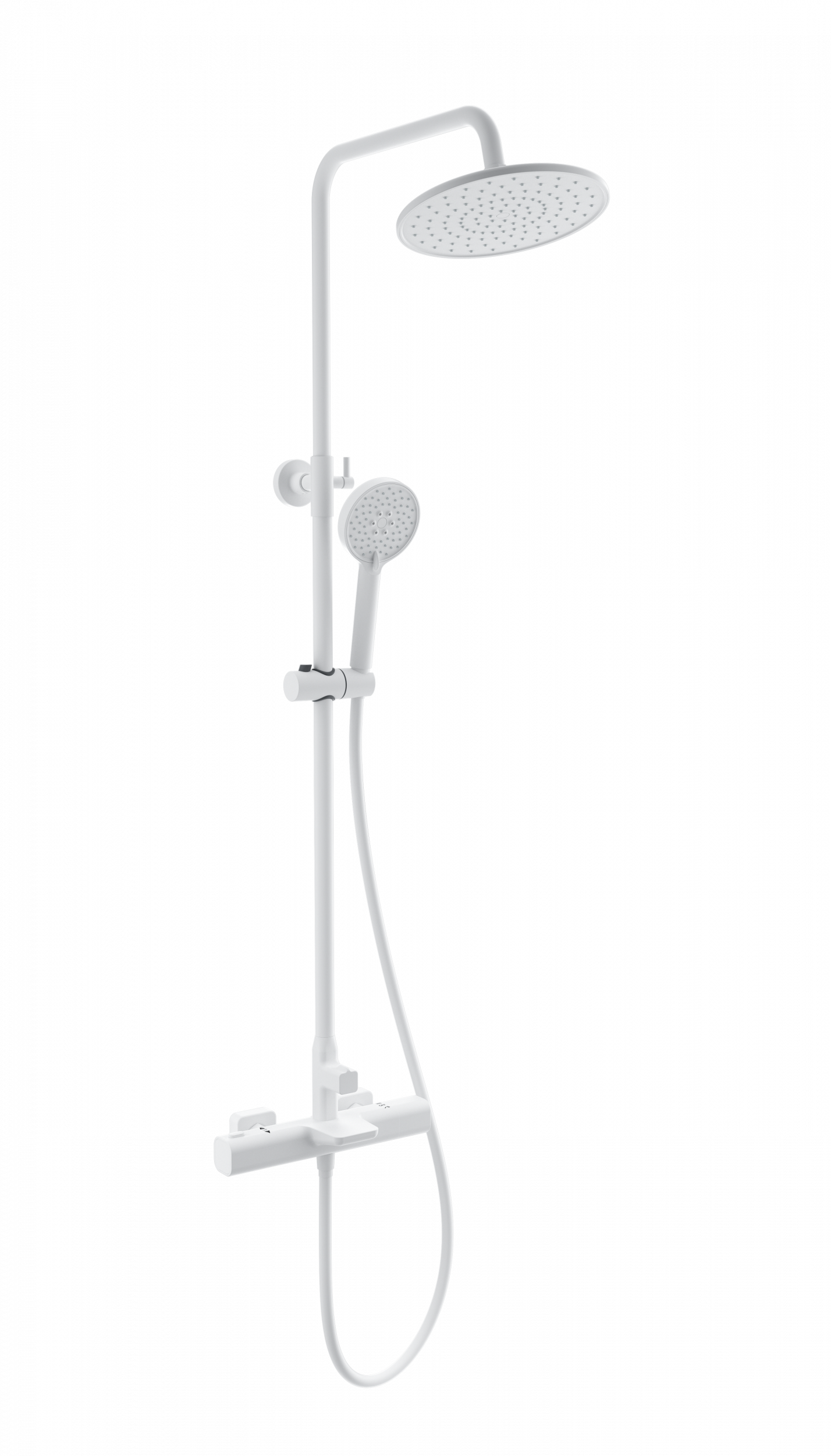 

Душевая стойка Wonzon & Woghand WW-C3017-A-MW матовая белая