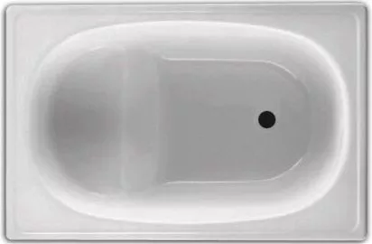 Стальная ванна BLB Europa Mini 105x70, цвет белый B05E - фото 1