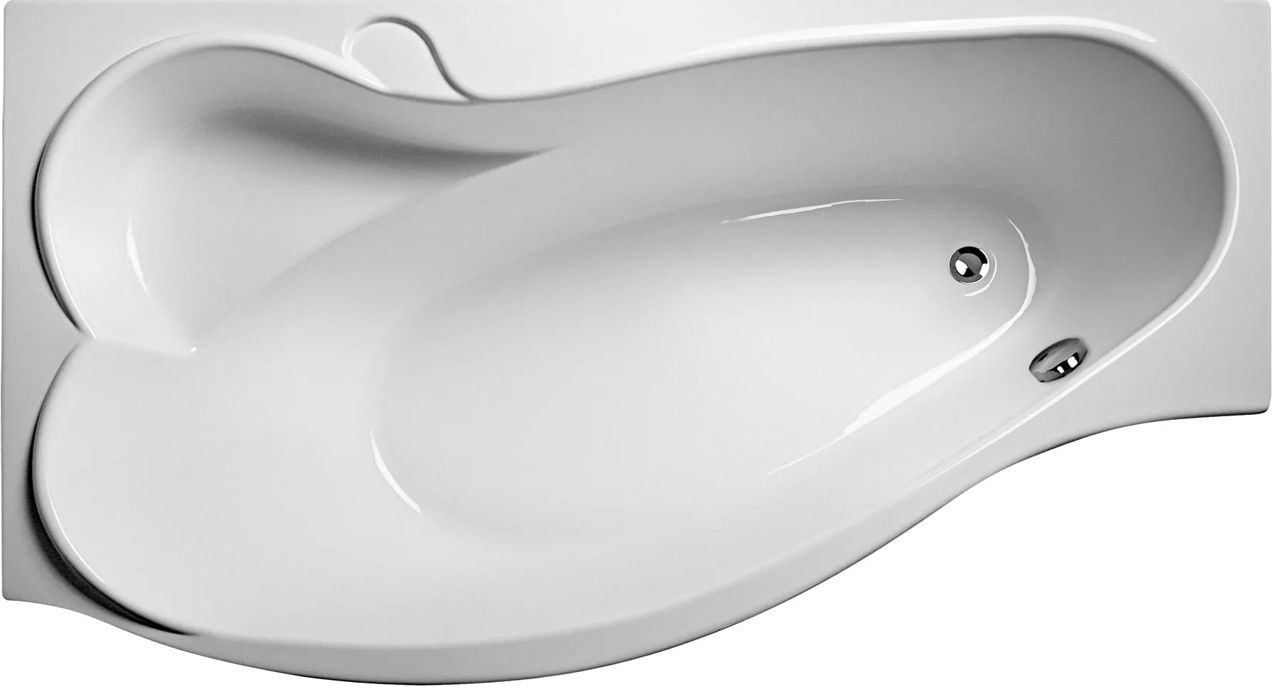 Акриловая ванна Marka One Gracia L 150x94, цвет белый 4604613001346 - фото 1