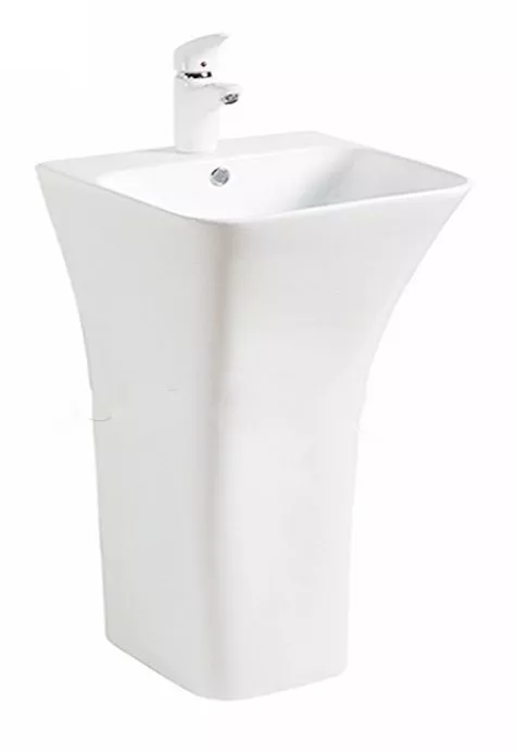 Раковина напольная CeramaLux N 44.5 см белый (G-315) - фото 1