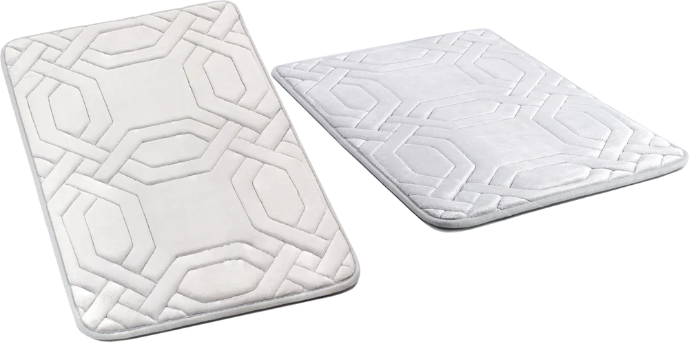 Комплект ковриков для ванной комнаты РМС 50х80 серый РМС КК-09СС-40х60/50х80 - фото 1