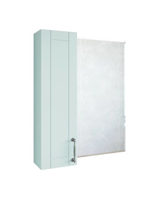 Зеркало-шкаф Sanflor Глория 65 L, серый, размер 59.6 С000005824 - фото 1