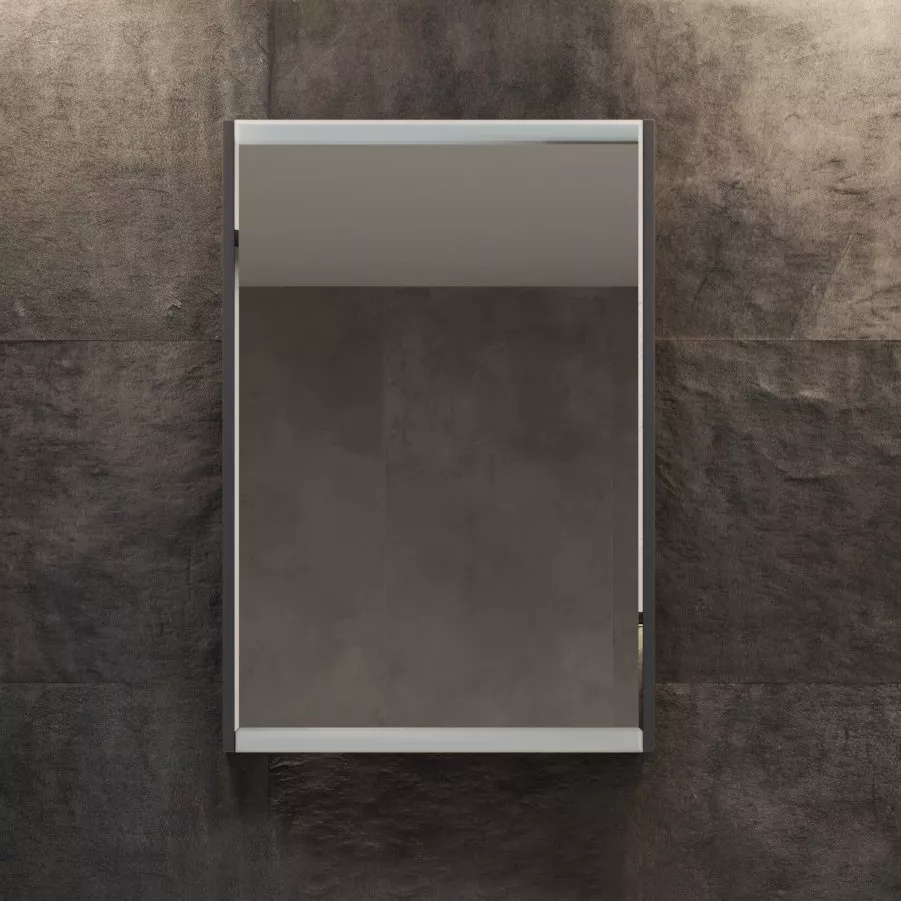 Зеркало-шкаф STWORKI Кронборг 55 см , навесной , в стиле лофт , черная , левый , прямоугольный 1A261802KB820 - фото 1