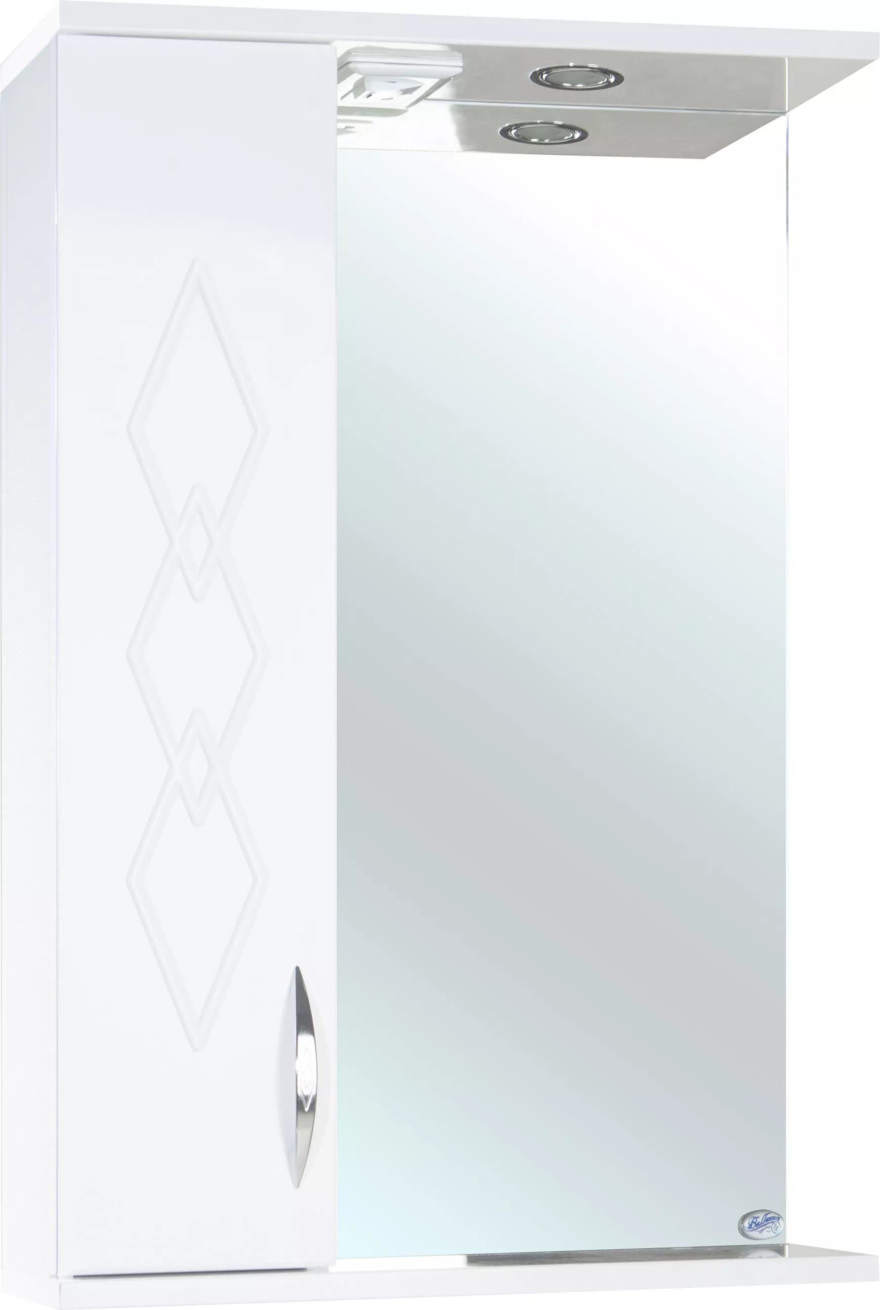 Зеркало-шкаф Bellezza Элеганс 50 L, размер 50, цвет белый 4618606522015 - фото 1