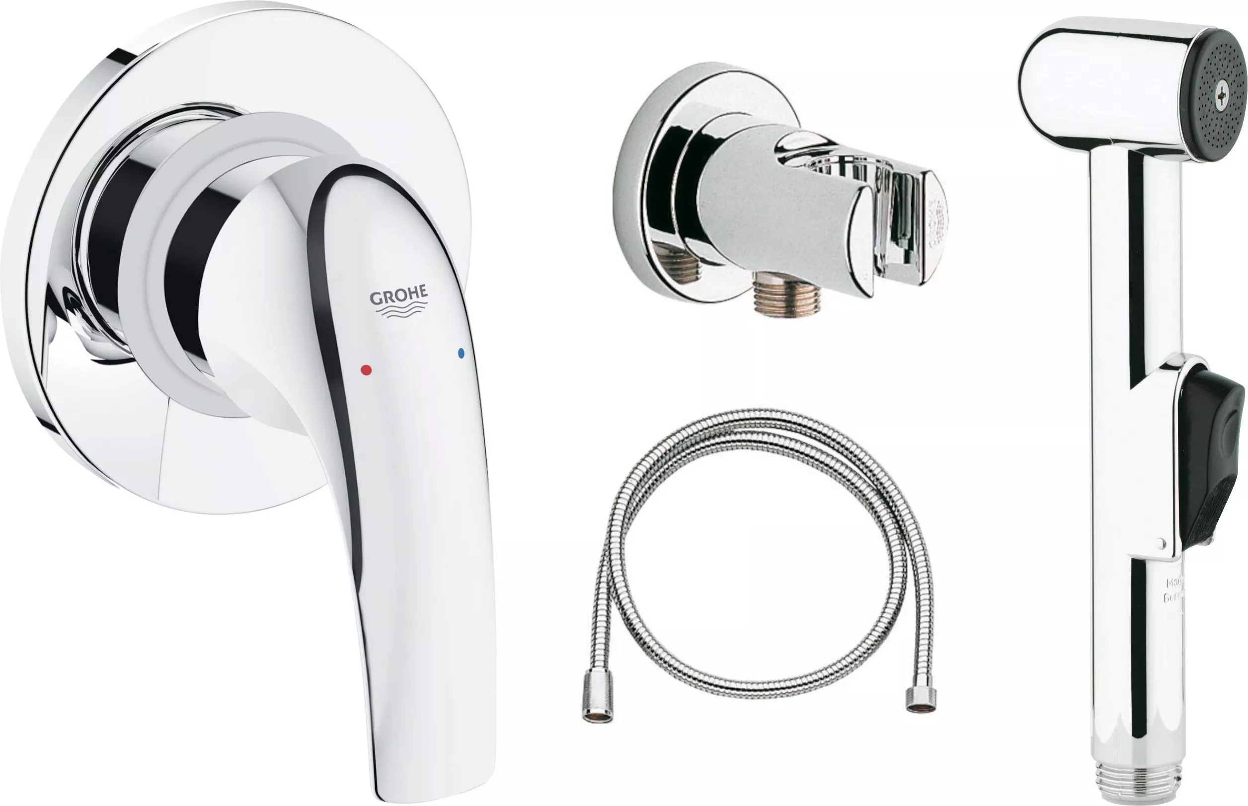 

Гигиенический душ Grohe BauCurve со смесителем 123072