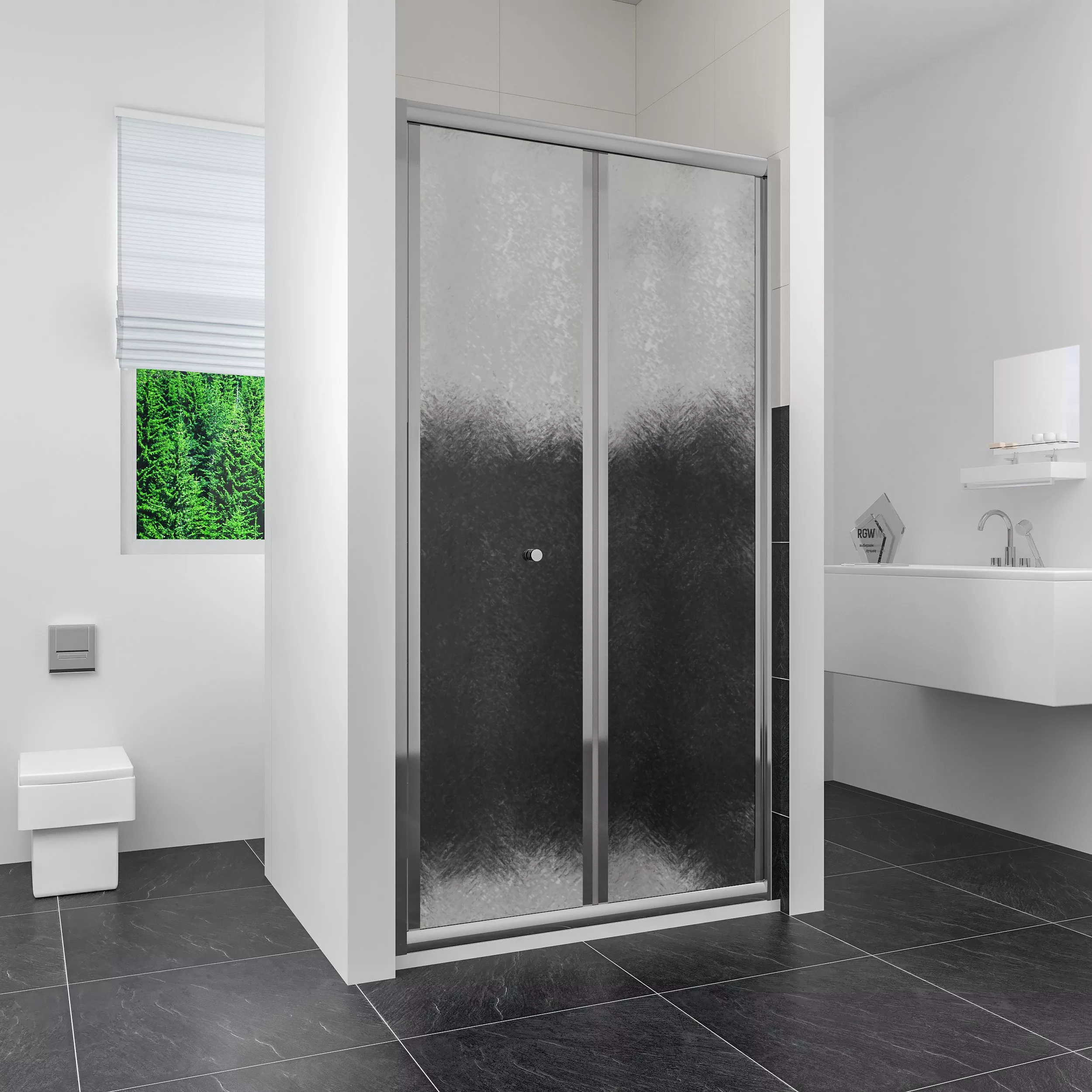 Душевая дверь Rgw Classik 76 см (04092175-51), цвет серый - фото 1