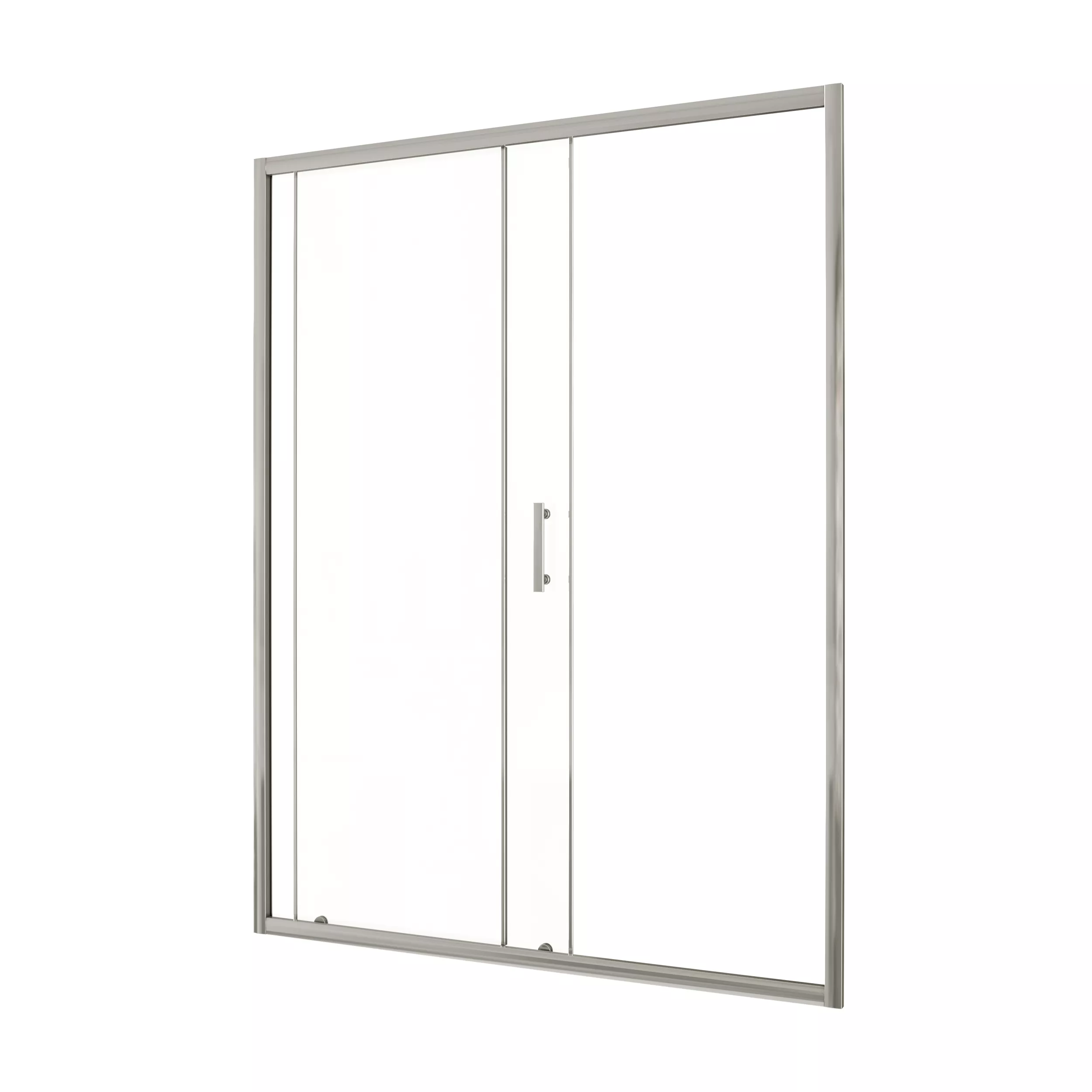 Душевая дверь в нишу Taliente 150x195 профиль хром стекло прозрачное TA-150-1CP - фото 1