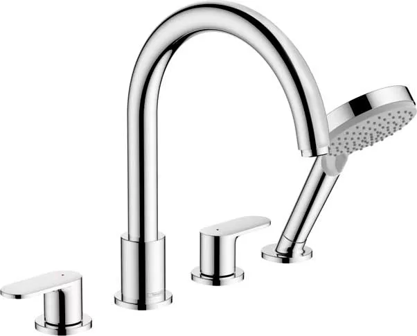 Смеситель на борт ванны Hansgrohe Vernis Blend 71456000 хром 36583₽