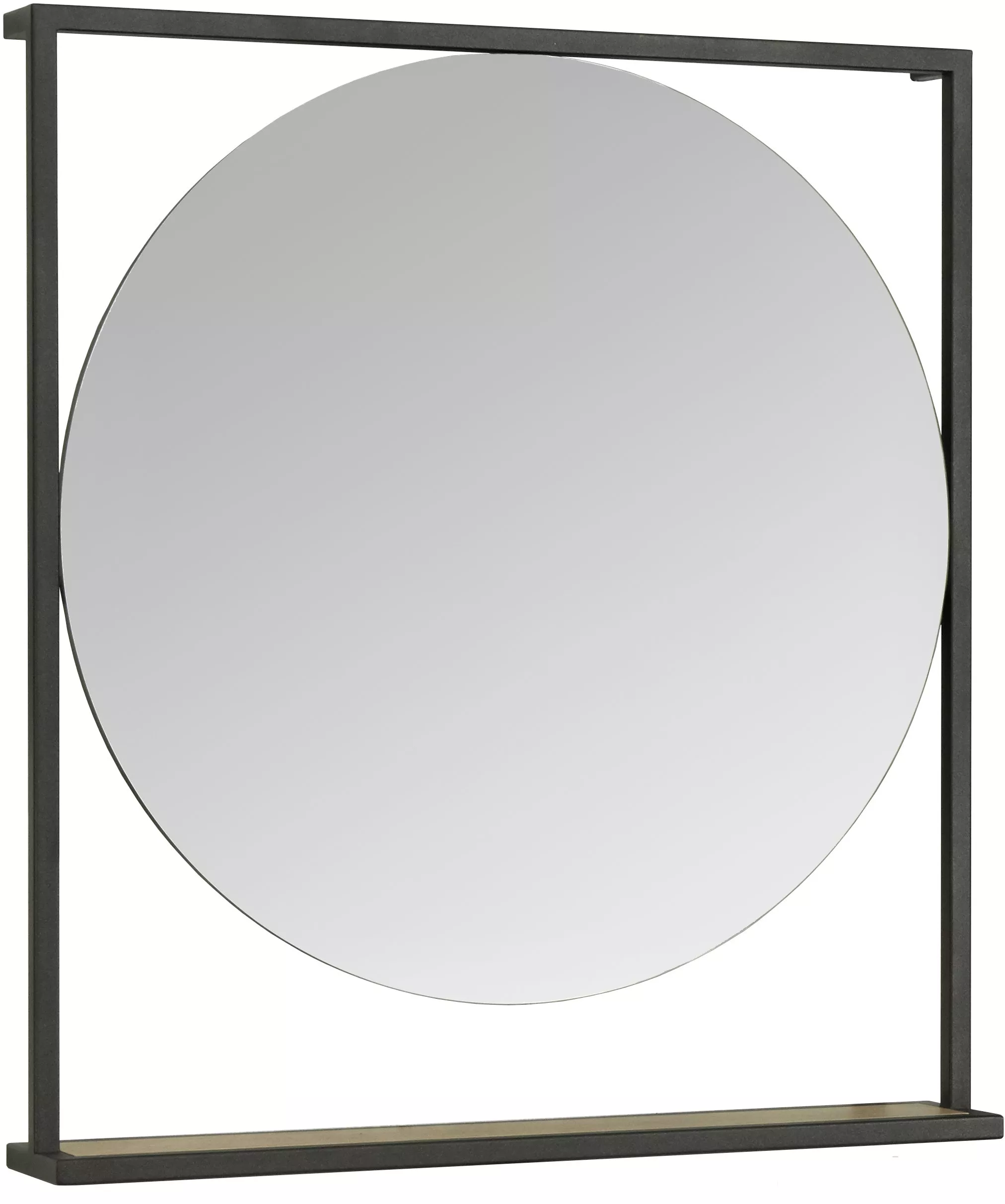 Зеркало AQUATON Лофт Фабрик 80 дуб эндгрейн, цвет черный 1A242602LTDU0 - фото 1