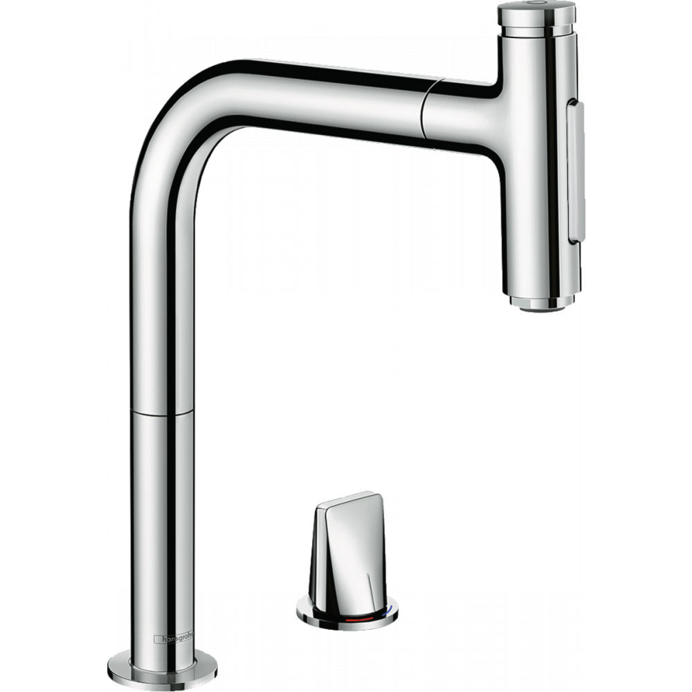 

Смеситель Hansgrohe Metris Select 73818000 для кухонной мойки