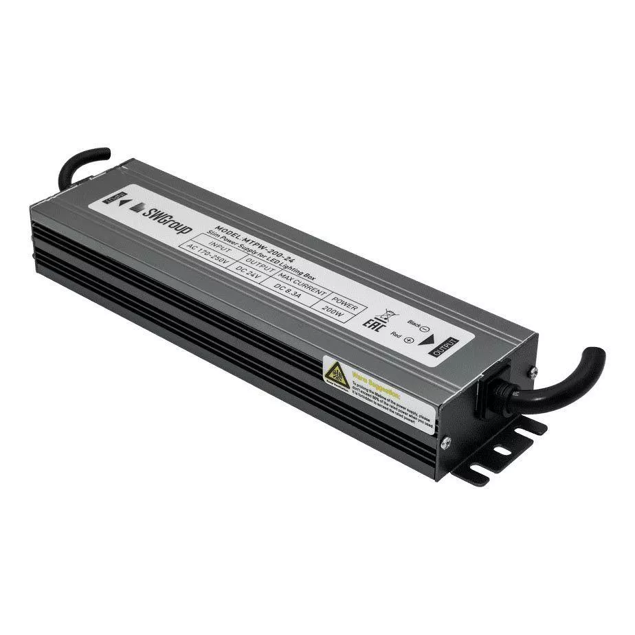 

Блок питания SWG 24V 200W IP67 8,3A MTPW-200-24 001280