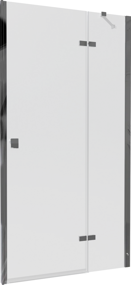Душевая дверь в нишу Triton Бруно 100х190 профиль хром стекло прозрачное Щ0000053750 - фото 1