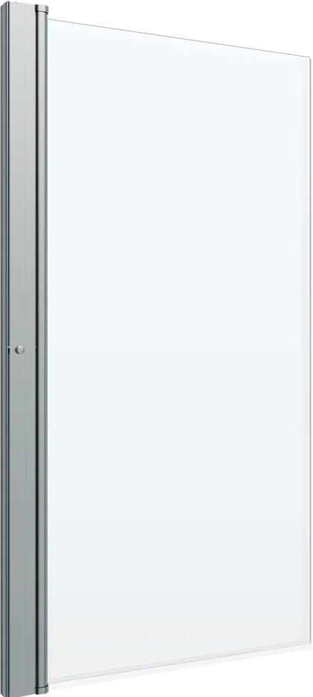 Шторка на ванну Triton Соло-Квад 75х140 профиль хром стекло прозрачное Щ0000046335 - фото 1