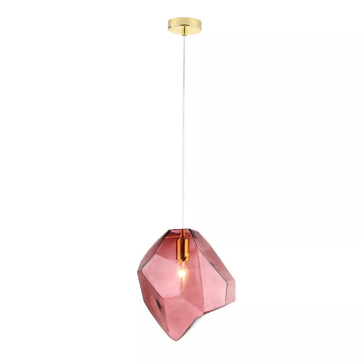 

Подвесной светильник Crystal Lux NUESTRO SP1 GOLD/PINK