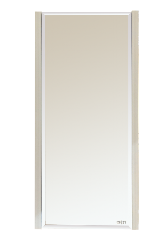 Мини - 40 Зеркало-шкаф бежевое П-Мин04040-031 - фото 1