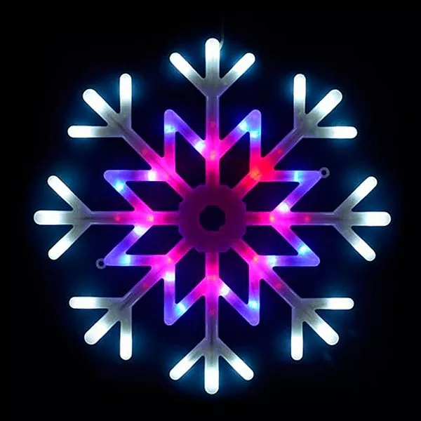 Подвесной светодиодный светильник «Снежинка » Uniel ULD-H4040-048/DTA MULTI IP20 SNOWFLAKE UL-00001403 - фото 1