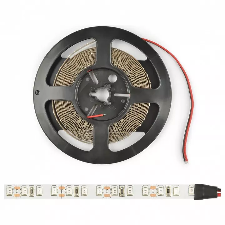 

Светодиодная лента Uniel 4,8W/m 60LED/m 2835SMD теплый белый 5M ULS-M11-2835-60LED/m-8mm-IP20-DC12V-4,8W/m-5M-3000K PROFI UL-00004358