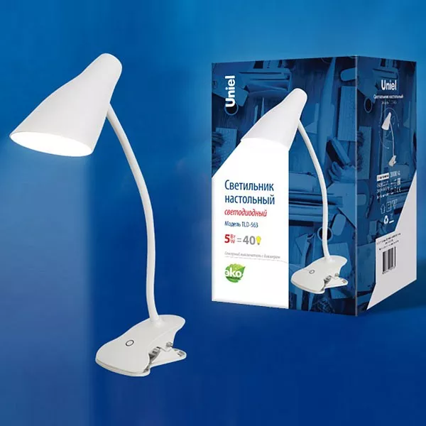 Настольная лампа Uniel TLD-563 White/LED/360Lm/4500K/Dimmer UL-00004465 - фото 1