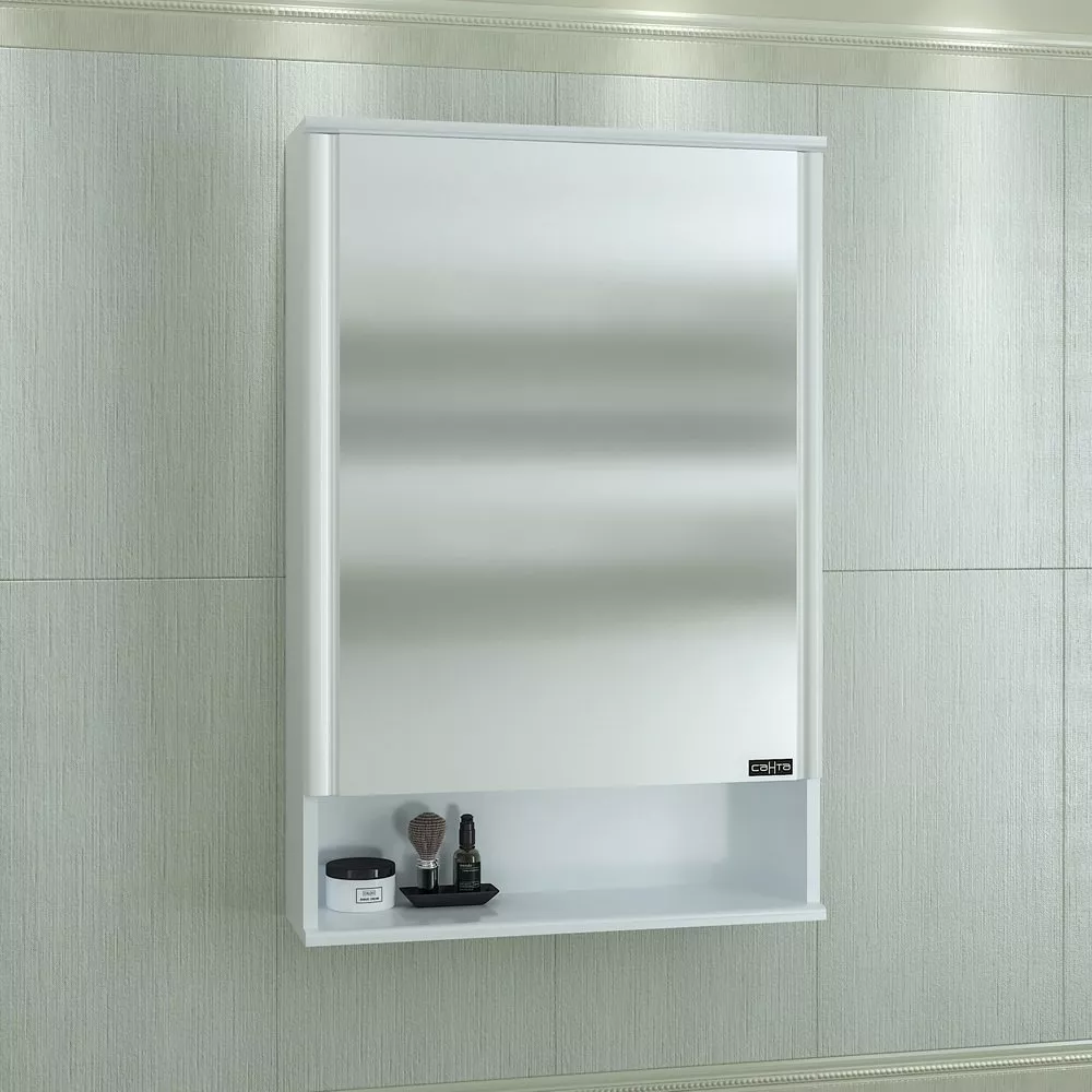 Зеркало-шкаф СанТа Вегас 60, цвет белый 700178 - фото 1