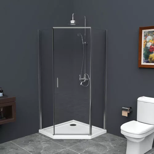 

Душевой уголок BelBagno Uno 80х80 хром (UNO-195-P-1-80-C-Cr)