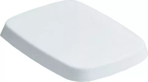Крышка-сиденье Simas Evolution EVO004 с микролифтом, петли хром, цвет белый - фото 1