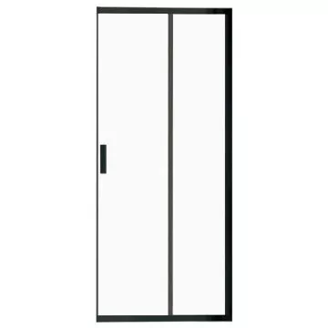 Душевая дверь Vincea Garda 80 черная стекло прозрачное VHC-1G800CLB - фото 1