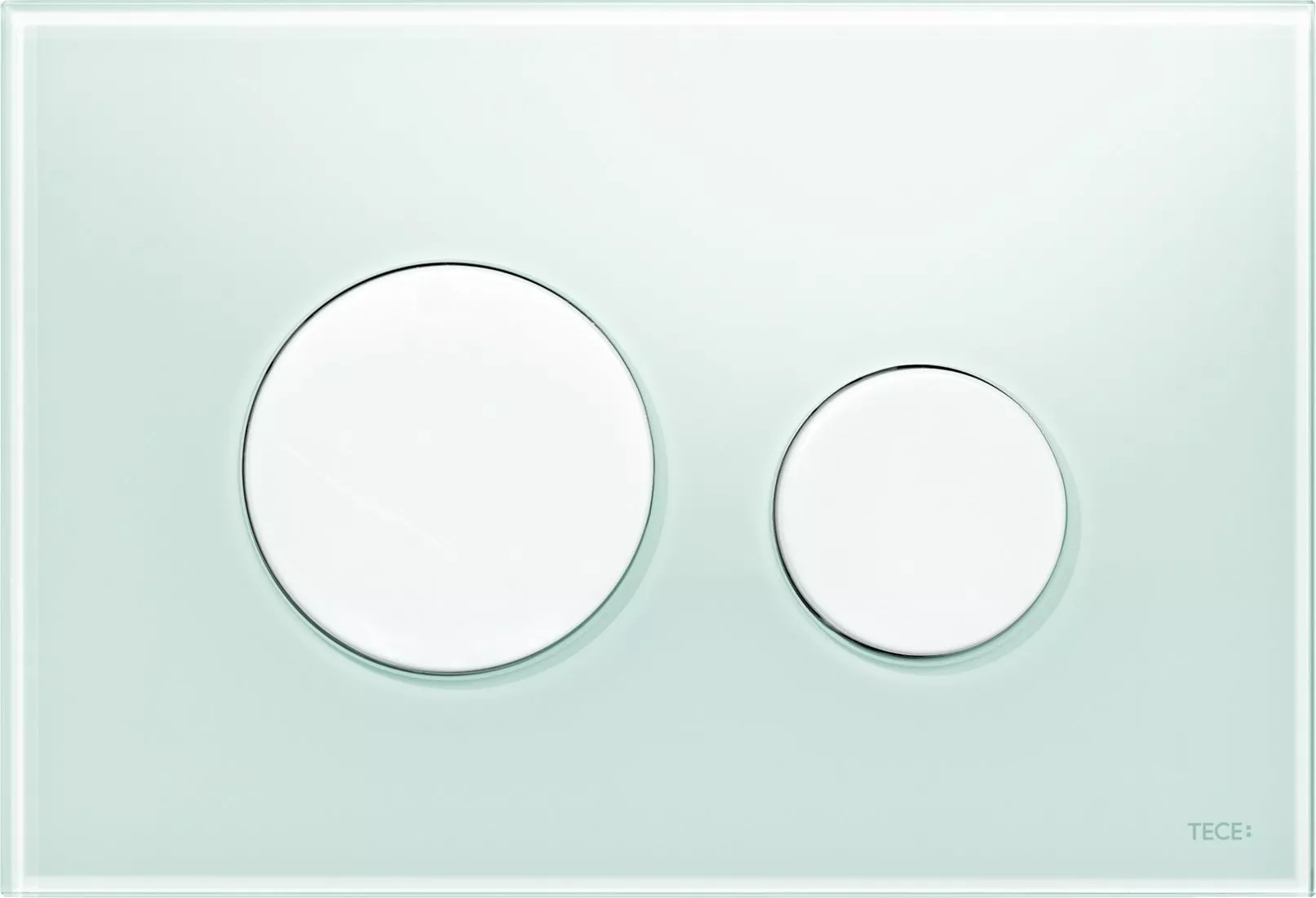 Кнопка смыва Tece Loop белый, зеленый (9240651) - фото 1