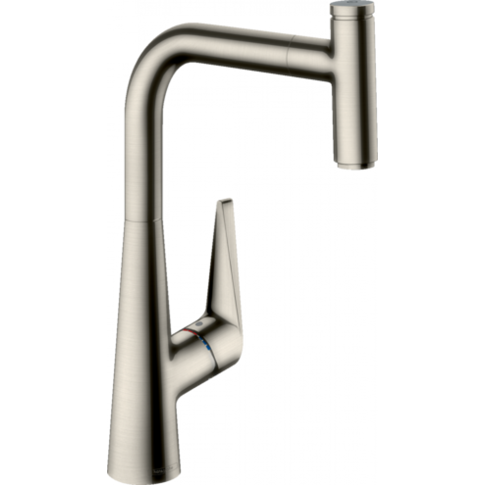 

Кухонный смеситель 300 1j, Eco Talis Sel Hansgrohe 72826800, под сталь