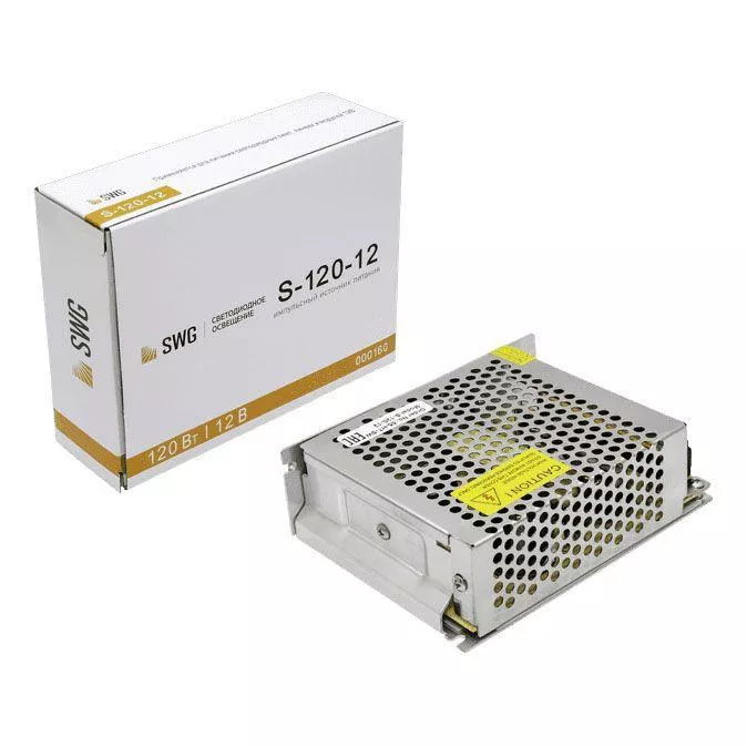 

Блок питания SWG 12V 120W IP20 10A S-120-12 000160