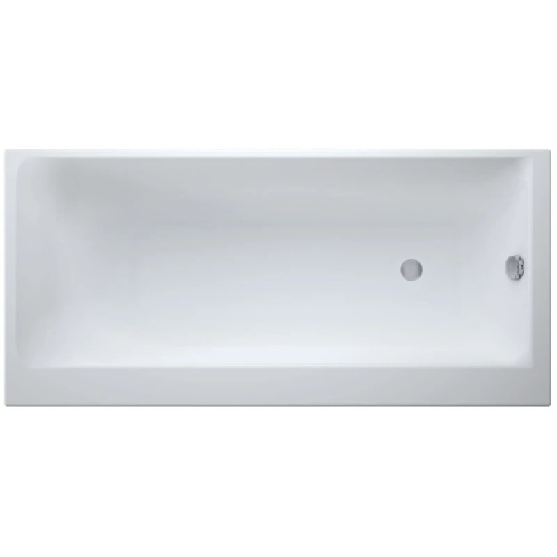 Акриловая ванна Cersanit Smart 170х80 белая левая WP-SMART*170-L - фото 1