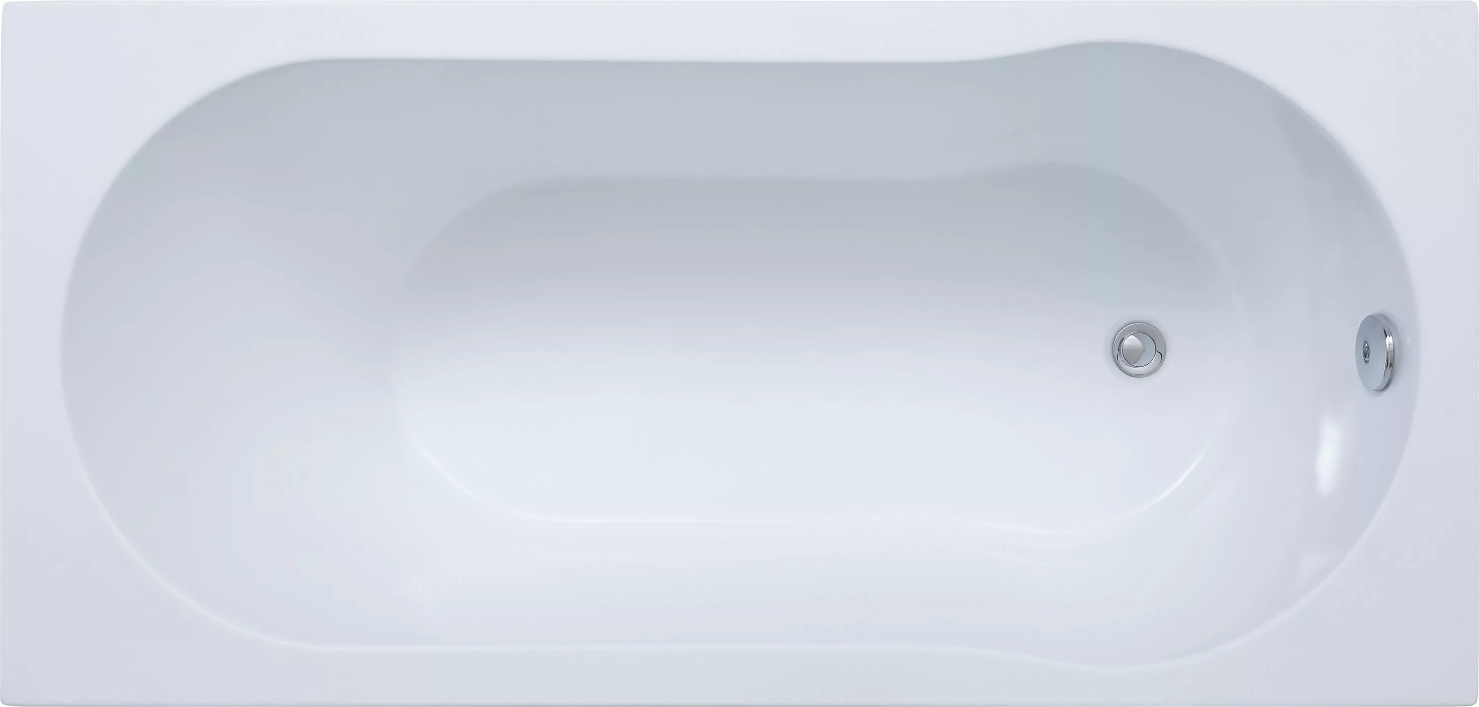 Акриловая ванна STWORKI Хельсинки 160x70 с каркасом, прямоугольная, российская, пристенная, встраиваемая 292212 - фото 1