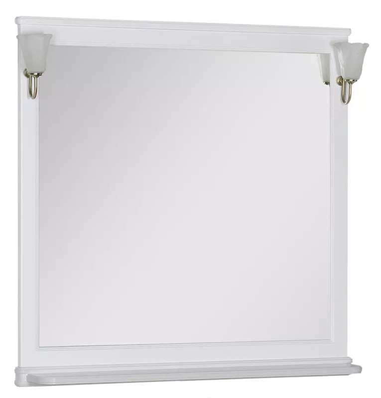 Зеркало в ванную Aquanet Валенса 112.2 см (00180291), цвет белый - фото 1